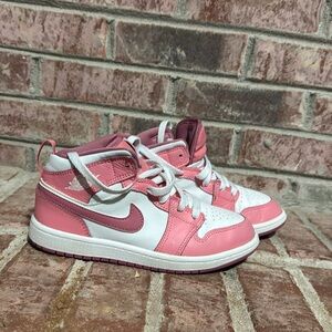 Jordan Kids Sneakers Pink and White